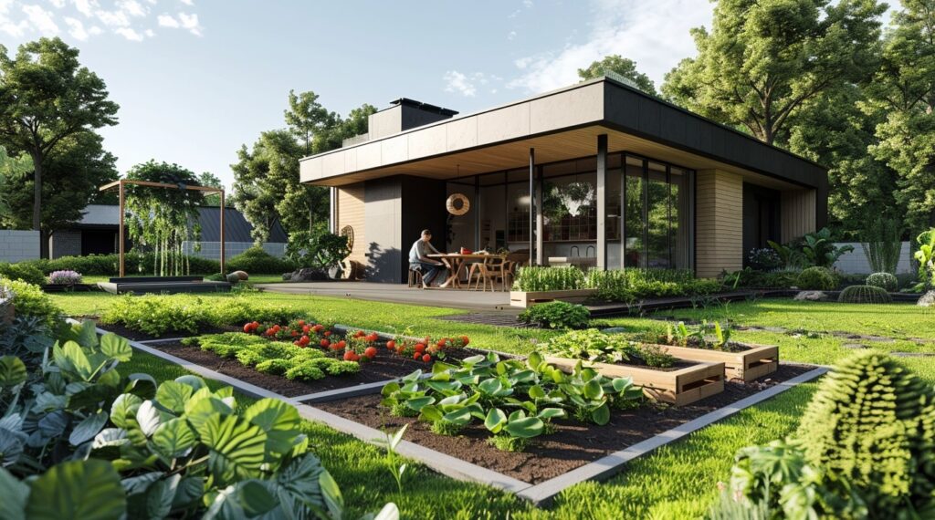 son propre potager