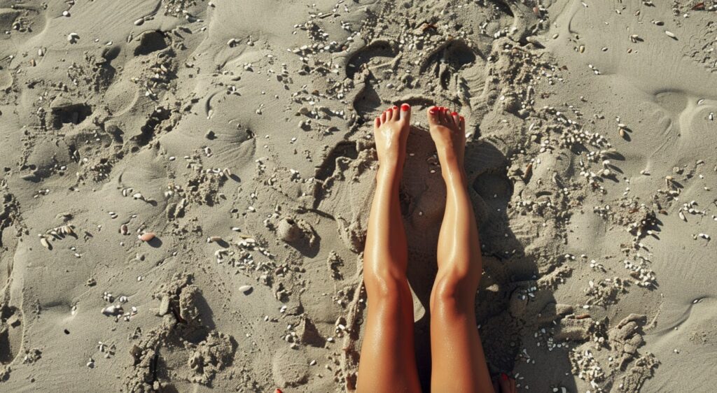épilation pour les jambes et le maillot